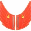 Shwings Shoe Accessories: Neon Orange Wings Slotted 2 Shwings Shoe Accessories: Neon Orange Wings Slotted -Footwear Shop SHW 20208 CA 815d6c24 7ab2 4700 9ea5 ed4e70588f77
