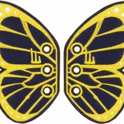 Shwings Shoe Accessories: Blue Lime Butterfly