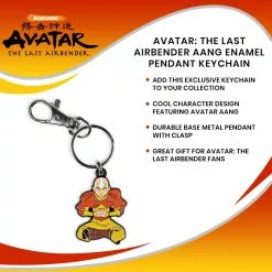 SalesOne LLC Avatar: The Last Airbender Aang Enamel Pendant Keychain -Footwear Shop SOI AVTRAANGKC01 CGR
