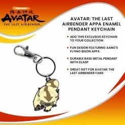 SalesOne LLC Avatar: The Last Airbender Appa Enamel Pendant Keychain -Footwear Shop SOI AVTRAPPAKC01 CGR