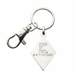 SalesOne LLC Birds Of Prey Harley Quinn Diamond Logo Enamel Keychain -Footwear Shop SOI BOPHARQKC01 CC