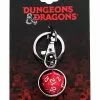SalesOne LLC Dungeons & Dragons Spinning 20-Sided Dice Metal Keychain -Footwear Shop SOI DNDD20KC03 CA