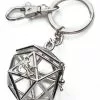 SalesOne LLC Dungeons & Dragons Magnetic Cage Dice Holder Keychain -Footwear Shop SOI DNDD20KC04 CA