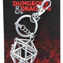 SalesOne LLC Dungeons & Dragons Magnetic Cage Dice Holder Keychain -Footwear Shop SOI DNDD20KC04 CC
