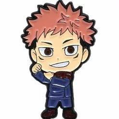 SalesOne LLC Jujutsu Kaisen Chibi Yuji Itadori Pendant Keychain -Footwear Shop SOI JJKITADORIKC02 CC