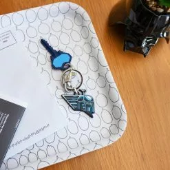 SalesOne LLC Star Wars: Book Of Boba Fett Chrome Helmet Pendant Keychain | Toynk Exclusive -Footwear Shop SOI SWBOBFKC04 CD