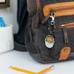 SalesOne LLC Star Wars: The Mandalorian The Child Keychain Pendant | Baby Yoda In Carriage -Footwear Shop SOI SWMANYODAKC02 CF