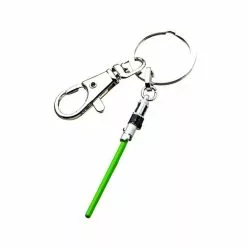 SalesOne LLC Star Wars Yoda Lightsaber Stainless Steel Keychain
