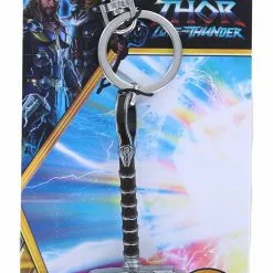 SalesOne LLC Marvel Thor Love And Thunder Mjollnir 3D Metal Keychain -Footwear Shop SOI THOR4AXE3DKC02 CC