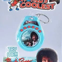 Super Impulse World's Coolest Bob Ross Talking Keychain