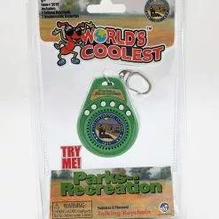 Super Impulse World's Coolest Parks & Rec Talking Keychain | 6 Quotes -Footwear Shop SUI 5019 CC 21622d83 d17b 42be 9de6 602279ee09ad