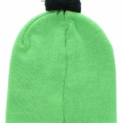 ThinkGeek, Inc. Minecraft Creeper Pom Knit Beanie | Green | One Size -Footwear Shop THG KNJO MC CRP CB