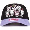 Tokidoki Women's Snapback Hat: More Cupcakes -Footwear Shop TKI NEW064BLKNS CA