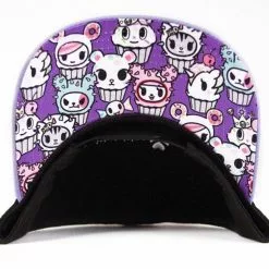 Tokidoki Women's Snapback Hat: More Cupcakes -Footwear Shop TKI NEW064BLKNS CC