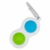 Toynk Push Pop Toy 2-Button Keychain | Blue/Green -Footwear Shop TNK 93060 CA