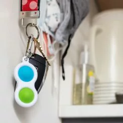 Toynk Push Pop Toy 2-Button Keychain | Blue/Green -Footwear Shop TNK 93060 CD
