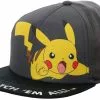 Bioworld Pokemon Pikachu Gotta Catch Em All Snapback Hat -Footwear Shop TPS SB7NE1POK CA