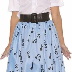 Underwraps 50's Style Shirt & Skirt Child Costume Set