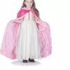 Underwraps Dark Pink Panne Velvet Costume Cape Child: Light Pink Pintuck Lining -Footwear Shop UDW 25917 CA