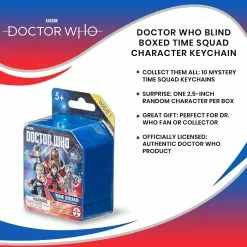 Seven20 Doctor Who Blind Boxed Time Squad Character Keychain -Footwear Shop UGT DW02694 CGR