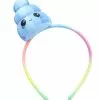 Seven20 Glitter Galaxy Plush Blue Poop Emoji Child Costume Headband -Footwear Shop UGT OG12343 BLU CA