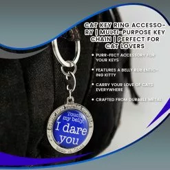 Seven20 Cat Key Ring Accessory | Multi-Purpose Key Chain | Perfect For Cat Lovers -Footwear Shop UGT OG14153 CGR