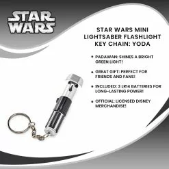 Seven20 Star Wars Mini Lightsaber Flashlight Key Chain: Yoda -Footwear Shop UGT STAR48 CGR
