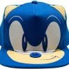 USPA Accessories LLC Sonic The Hedgehog Embroidered Face Snapback Hat | One Size
