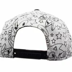 USPA Accessories LLC Sonic The Hedgehog I'm Outta Here Adjustable Snapback Hat | One Size -Footwear Shop USP 74327 CC