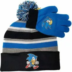 USPA Accessories LLC Sonic The Hedgehog Winter Beanie And Glove Set