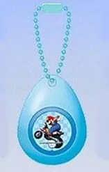 BANPRESTO Super Mario Mario Motorcycle Mini Sound Drop Swing Clip On Keychain