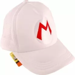 BANPRESTO Super Mario Bros Mario Trucker Hat White
