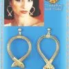 Forum Novelties Economy Metal Snake Costume Earrings -Footwear Shop frm 25014 c