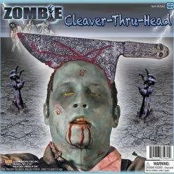 Forum Novelties Zombie Cleaver Thru Head Costume Accessory