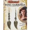 Forum Novelties Steampunk Wing Earrings Adult Costume Jewelry -Footwear Shop frm 66255 ca
