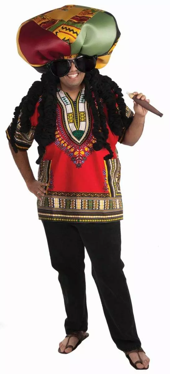 Forum Novelties Rasta Ridiculous Costume Stuffed Hat Adult Size Standard 3 Forum Novelties Rasta Ridiculous Costume Stuffed Hat Adult Size Standard