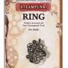 Forum Novelties Steampunk Silver Propeller & Gears Costume Ring -Footwear Shop frm 69360 ca
